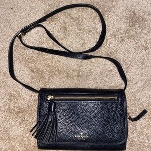 Kate Spade Black cross body purse